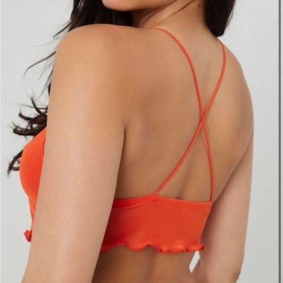 GARAGE HALTER HANDKERCHIEF TANK WITH RUCHING - Picture 3 of 4